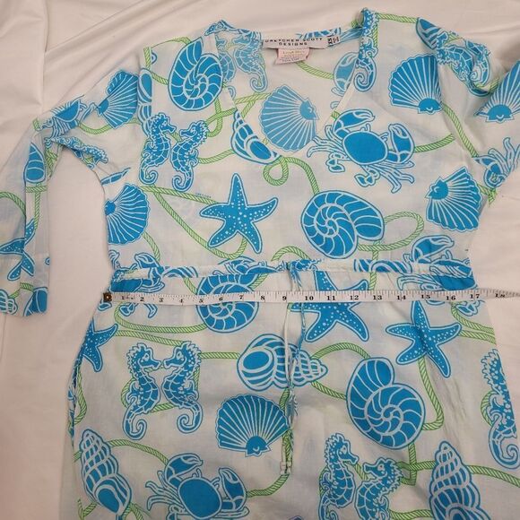 GRETCHEN SCOTT swim coverup dress seashell beach‎ tunic XS - Picture 8 of 9